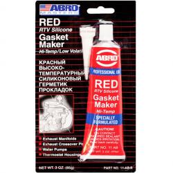 Герметик прокладок високотемпературний червоний ABRO 11-AB 85г, фото, Ціна